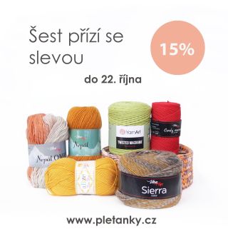 Šest vybraných přízí v akci do 22.10. https://www.pletanky.cz/akcni-zbozi/ #alizebabybest #vlnahep_sierra #nepalombre...