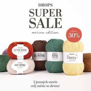 DROPS Baby Merino je příze vyrobená z jemné a prodyšné 100% merino vlny. Je ideální pro výrobu měkkých a hřejivých kousků,...